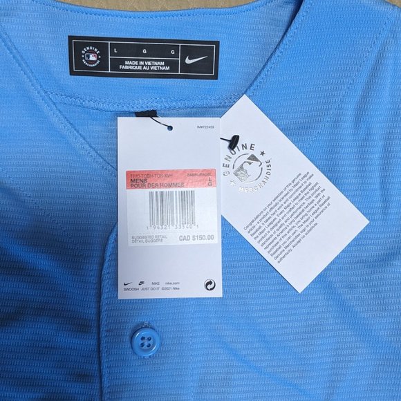 Toronto Blue Jays Jersey Large BNWT - Picture 9 of 9